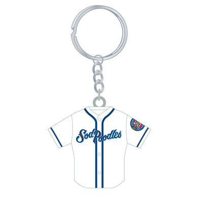 Amarillo Sod Poodles Home White Jersey Keychain
