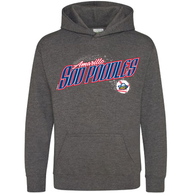 Amarillo Sod Poodles Youth Grey Copperhead Game Hoodie