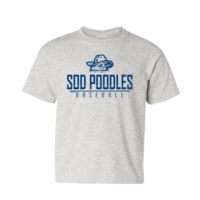 Amarillo Sod Poodles Youth Grey Game Physician Tee