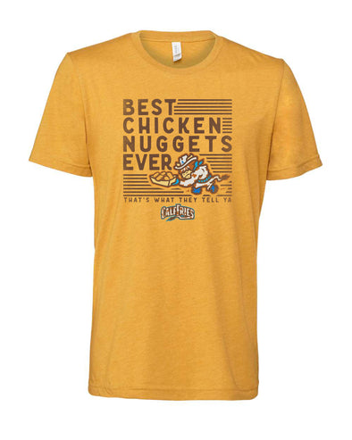 Amarillo Calf Fries Gold Chicken Nuggets Tee