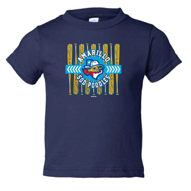 Amarillo Sod Poodles Toddler Navy Newkirk State Tee