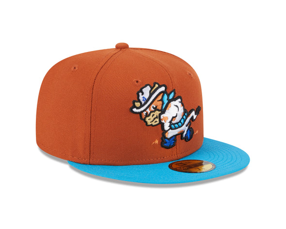 Amarillo Calf Fries Running New Era 59FIFTY Fitted Cap