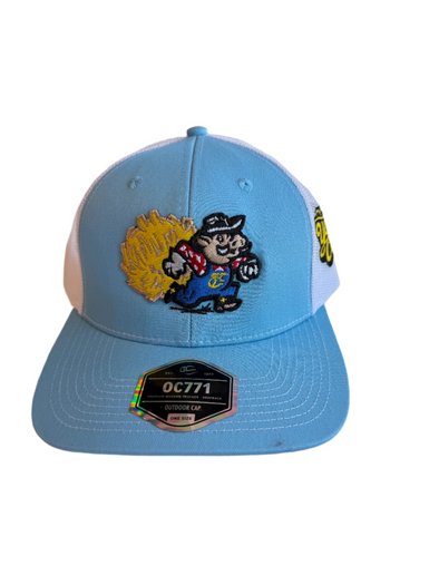 Amarillo Sod Poodles Yellow City Pigweeds Blue Trucker OC771 Cap