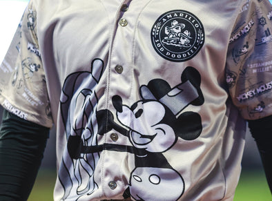 Amarillo Sod Poodles Authentic Steamboat Willy Jersey