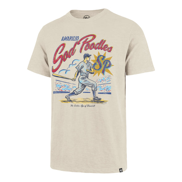 Amarillo Sod Poodles '47 Dune Golden Age Scrum Tee