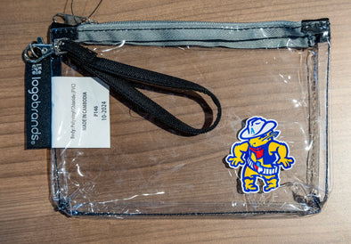 Amarillo Sod Poodles Clear Draw Wristlet