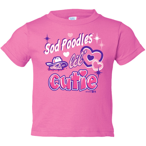 Amarillo Sod Poodles Infant Pink Lil Cutie Tee