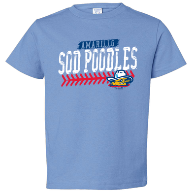 Amarillo Sod Poodles Carolina Blue Sharman Toddler Tee