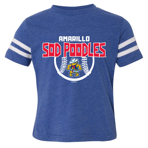 Amarillo Sod Poodles Royal Sporty Toddler Tee