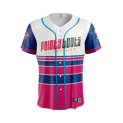 Amarillo Sod Poodles White Pointy Boots Jersey