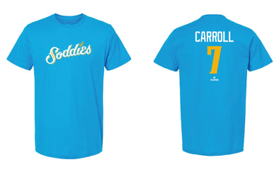 Amarillo Sod Poodles Blue Corbin Carroll Tee
