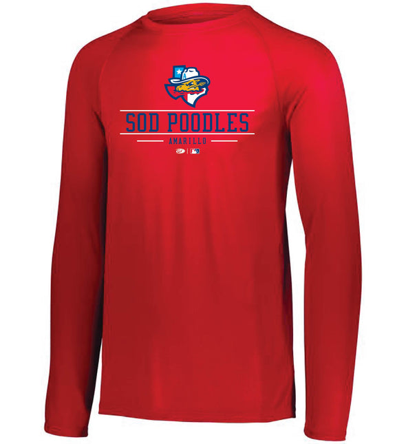 Amarillo Sod Poodles 2025 On Field Long Sleeve Tee