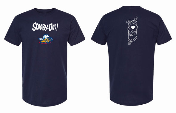 Amarillo Sod Poodles Youth Navy Scooby Doo Tee