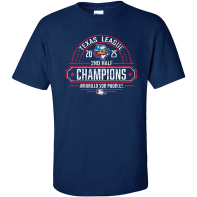 Amarillo Sod Poodles 2025 2nd Half Champions Playoff Tee