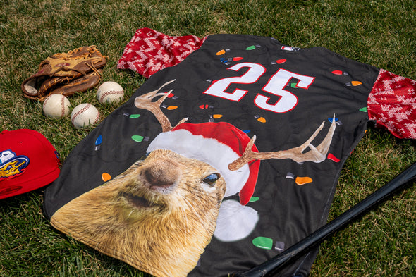 Amarillo Sod Poodles 2024 Christmas In July Jersey