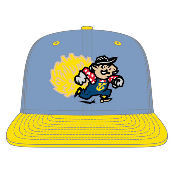 Amarillo Sod Poodles New Era 59FIFTY Yellow City Pigweeds Cap