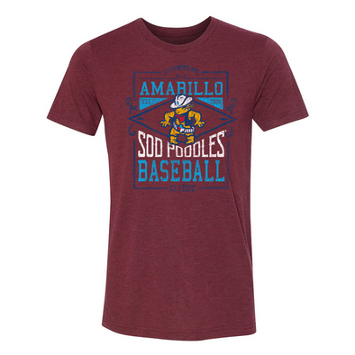 Amarillo Sod Poodles 108 Cardinal Draw Classic Tee