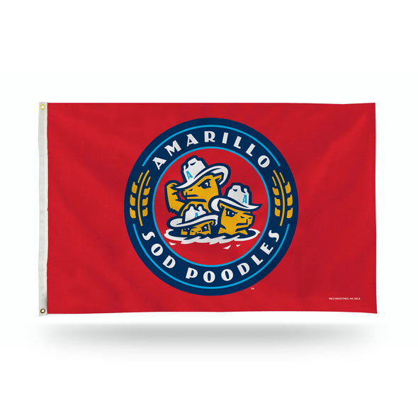 Amarillo Sod Poodles 3X5 Banner Flag