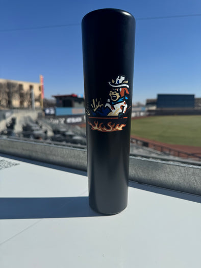 Amarillo Sod Poodles Calf Fries Black Skillet Dugout Mug