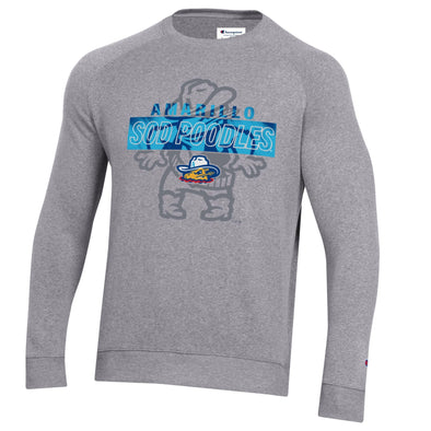 Amarillo Sod Poodles Grey Crew Triumph Sweatshirt