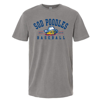 Amarillo Sod Poodles Grey Game Items Tee