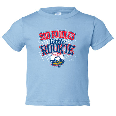 Amarillo Sod Poodles Infant Light Blue Tech Rookie Tee