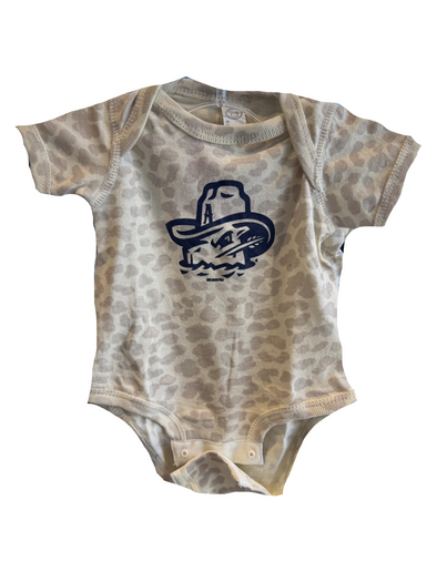 Amarillo Sod Poodles Tan Leopard Infant Body Suit