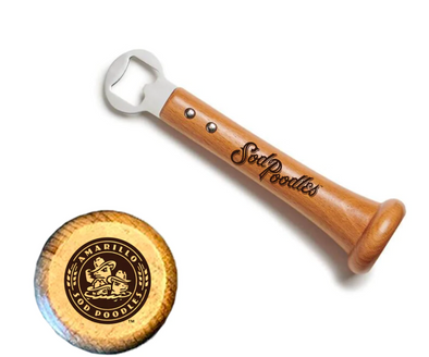 Amarillo Sod Poodles X Baseball BBQ  Bottle Opener SPECIAL ORDER DROPSHIP ITEM