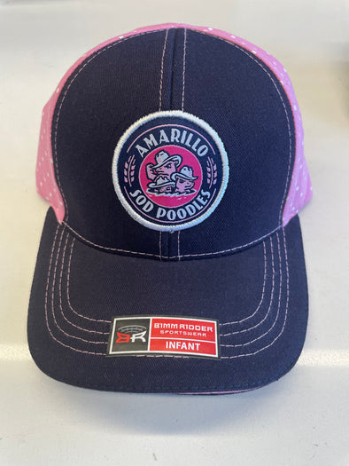 Amarillo Sod Poodles Infant Pink Crest Cap