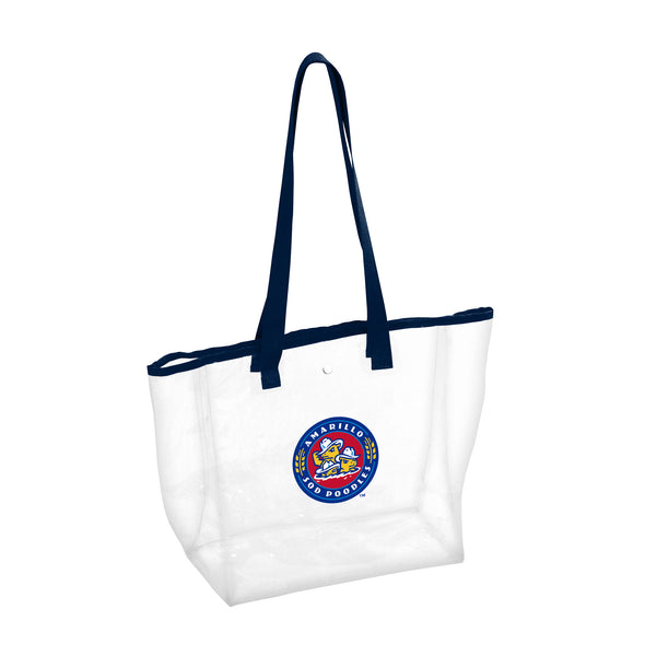 Amarillo Sod Poodles Crest Logo Stadium Clear Tote