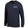 Amarillo Sod Poodles Under Armour Navy Basic Lean A Long Sleeve Tee