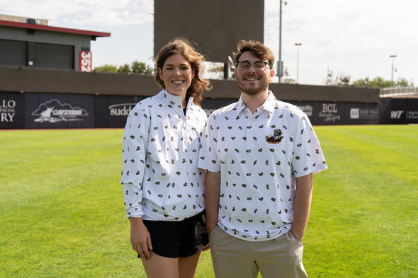Amarillo Sod Poodles Calf Fries All Over Polo