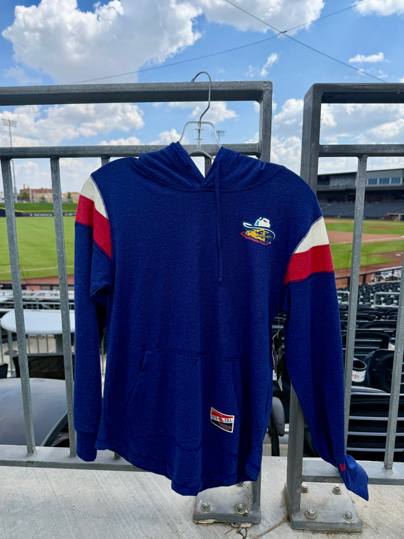 Amarillo Sod Poodles New Era Women's Royal Game Hooded Tee