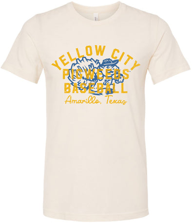 Amarillo Sod Poodles Tan Yellow City Pigweeds Tee