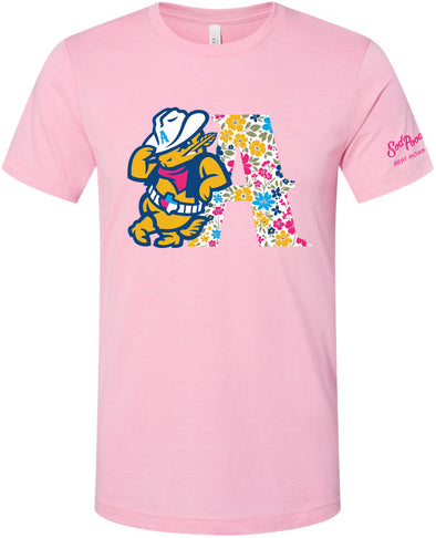 Amarillo Sod Poodles Pink Best Moms Tee