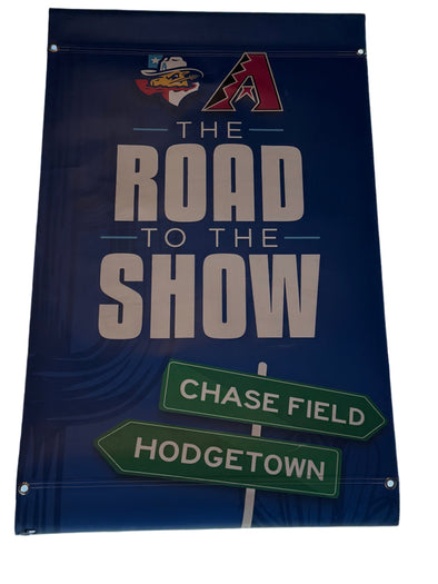 Amarillo Sod Poodles Road To The Show Street Banner