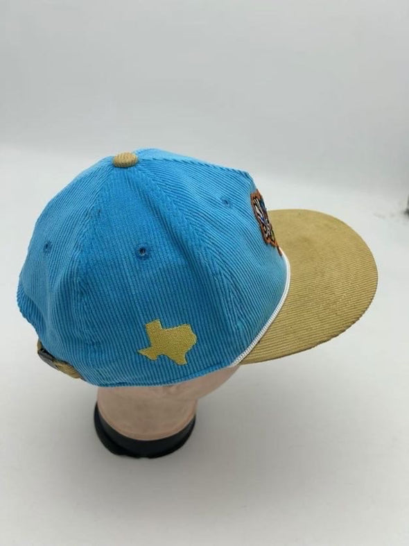 Amarillo Sod Poodles Official League Calf Fries Powder Blue Cord Hat