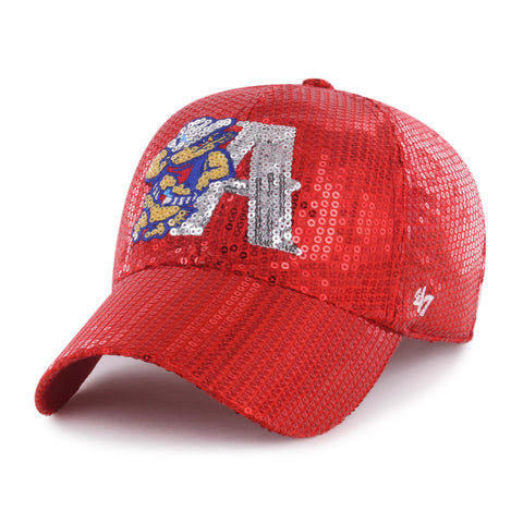 Amarillo Sod Poodles '47 Women Red Dazzle Clean Up Cap