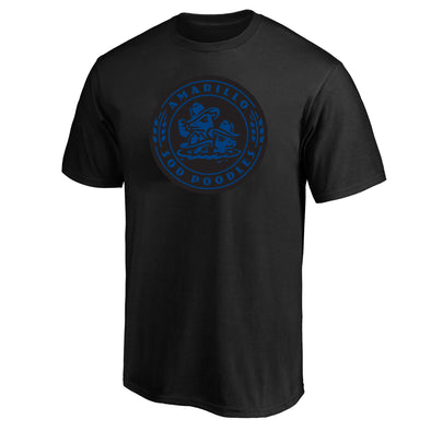 Amarillo Sod Poodles Big & Tall Black Crest Tee