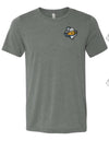 Amarillo Sod Poodles Grey State/ Draw Logo Stencil Tee
