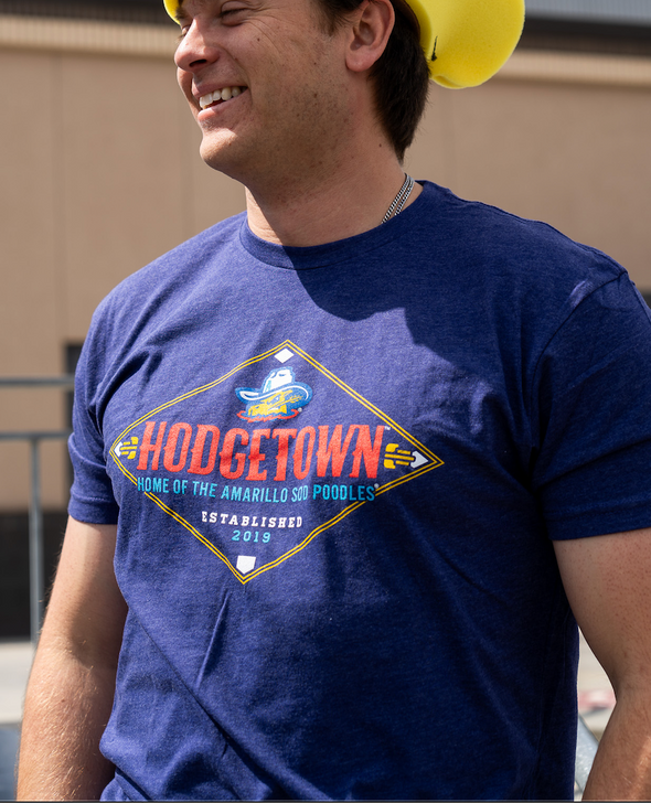 Amarillo Sod Poodles Storm Hodgetown Home Tee