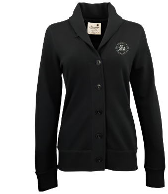 Amarillo Sod Poodles Women's Black Crest Cardigan