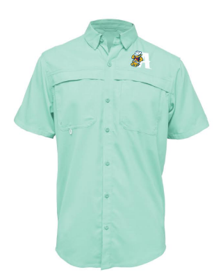 Amarillo Sod Poodles Teal Lean A Fishing Shirt