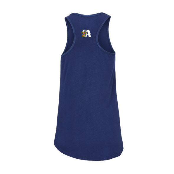 Amarillo Sod Poodles Women's Navy Hi/Low Lean A Tank