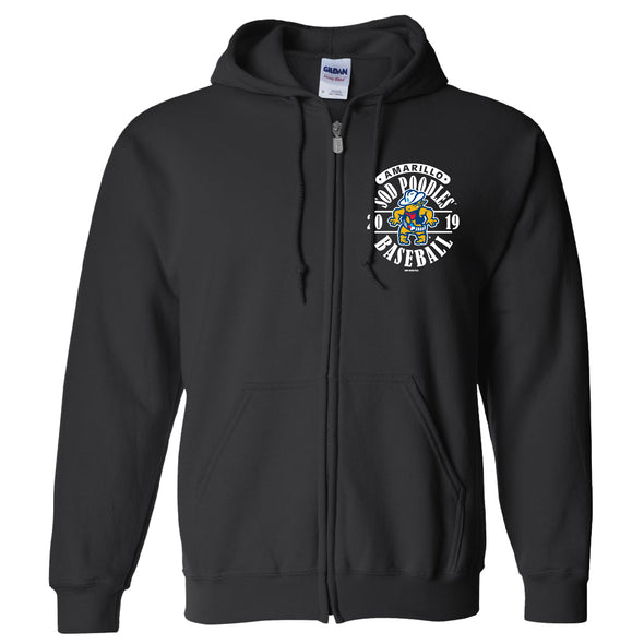 Amarillo Sod Poodles Black Newton Full Zip Jacket