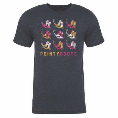 Pointy Boots De Amarillo Navy Andy Boots Tee