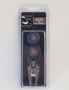 Amarillo Sod Poodles Packaged Set of Golf Ball Mark Repair Tool with Two Ball Markers