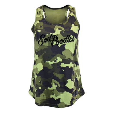 Amarillo Sod Poodles New Era 2022 Camo Armed Forces Tank