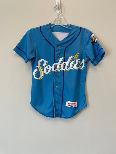 Amarillo Sod Poodles YOUTH Sky Blue Sub Jersey