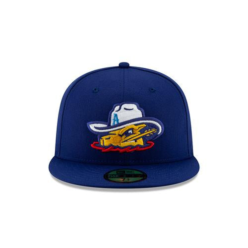 Amarillo Sod Poodles Blue Game 59FIFTY On Field Fitted Cap Amarillo Sod Poodles Official Store